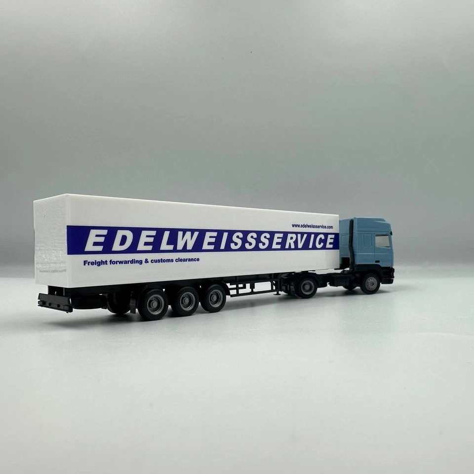 DAF 95 with Semitrailer “EDELWEISS SERVICE” European Cargo & Transport Fleet - Image 3 of 4