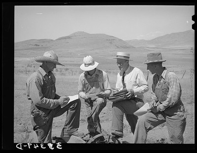 Box Elder County Utah 1940 Ericson Brothers FSA Tractor Cooperative Sign Up