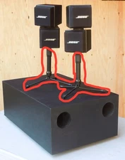 BOSE ACOUSTIMASS AM-5 / SUBWOOFER & FOUR SATELLITE SPEAKER SYSTEM / TESTED!