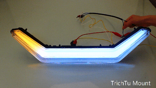 2884346 Clear Smoke Center LED Light Accent Light For Polaris RZR PRO XP 4 PRO R - Picture 22 of 24