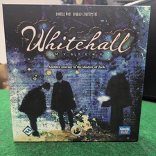 Whitehall Mystery Board game- chase a killer through foggy Victorian London