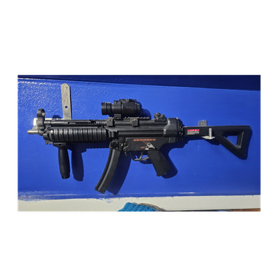 MP5 R.A.S Tokyo Marui AEG Airsoft Rifle, Adjustable Stock, Foregrip, Optic