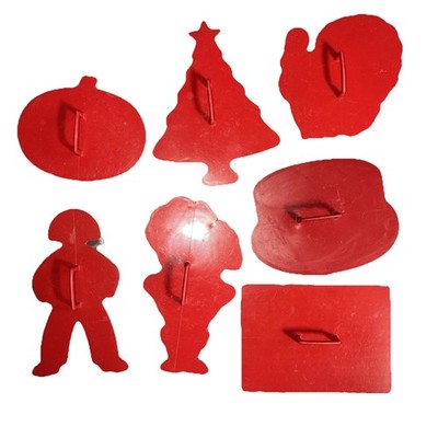 Red Cookie Cutters Cake Easter Halloween Thanksgiving Christmas Tupperware