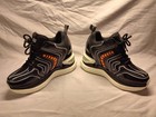 Anthony Wang Mid Top Lace-Up Athletic Sneakers Black/White/Orange — photo 5