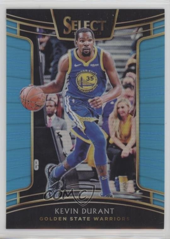 2018-19 Panini Select Concourse Light Blue Prizm /299 Kevin Durant #31