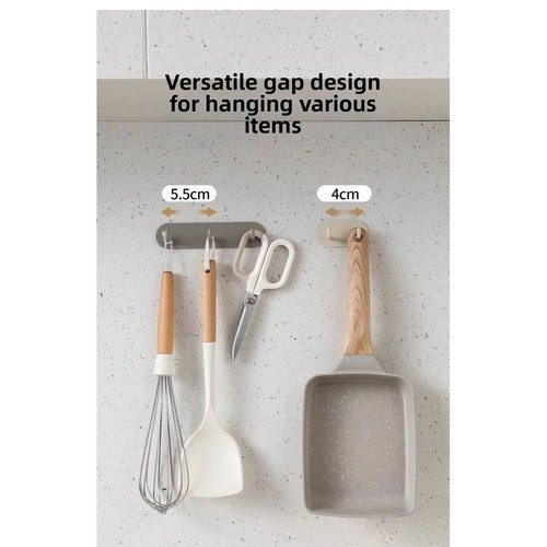 Wytrzymałe żelazne haczyki ścienne Lepki tył Nie wymaga wiercenia w łazience - Zdjęcie 15 z 24