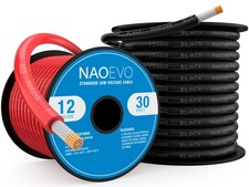 12 Gauge Marine Wire, 12 AWG Tinned Copper PVC Marine Grade Wire, IP68 Waterp...