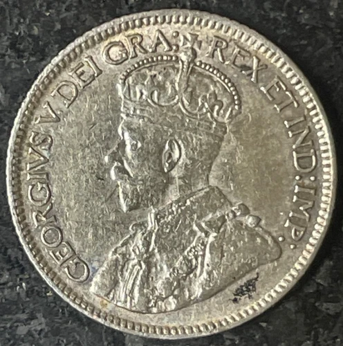 Beautiful 1920 Canada 10 Cent 80% silver Lot#42a