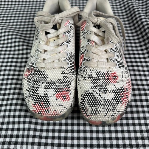 Zapato para mujer Nobull Impact floral blanco flor de cactus levantamiento de pesas talla 5 - Imagen 2 de 6
