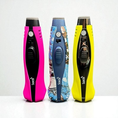Scorch Torch 61688 Single Jet Flame 4  Refillable Butane Lighter