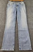 Cruel Girl Rocky Mt Low Rise Slim Boot Jeans Women 5 Lg/29x34 Lt Wash Button Fly