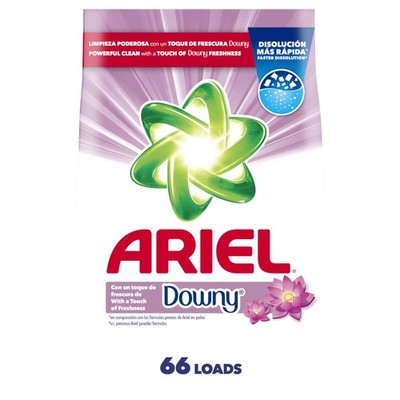 Ariel with a Touch of Downy Freshness, Powder Laundry Detergent, 105.8 ounces...