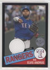 2020 Topps 1985 Baseball Relics Series 2 Black 26/199 Elvis Andrus #85TR-EA n1u
