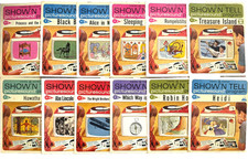 LOT OF 12 VINTAGE GE ELECTRIC SHOW 'N TELL PICTURESOUND PROGRAM PICTURE RECORDS