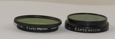 Lot of Two Leica Green Filters for Screwmount Lenses Summitar / Elmar