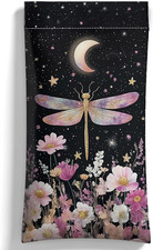 Vintage Florals Eyeglasses Case Sunglasses Case-Pu Soft Squeeze Top Glasses Po