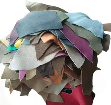 Leather Scraps 1.5-2.0mm 3.6-5 oz Thick Genuine Cowhide Scraps Leather Scrap ...