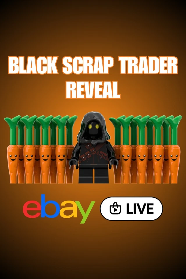 Black Scrap Trader Reveal - Individuell bedruckte Minifiguren & Teile🥕
