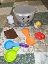 Fisher Price Laugh  Learn Magic Color Mixing Bowl Interactive Toy Complete Set