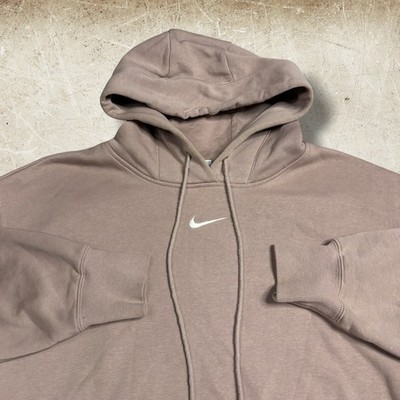 Nike Hoodie Womens 1X Phoenix Fleece Oversized Pullover Sweatshirt Center Swoosh