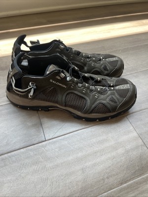 Salomon Techamphibian Water Hiking Shoes Women’s Size 12 US Forest Green 