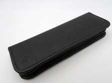 PELIKAN Leder Etui TGX2E Rindsleder Genarbt Schwarz 2 Schreibger&auml;te Top Zustand