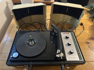 VTG Wards Airline Record Player Model 907A Compact Needs Needle Seems To Work