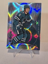 2025-26 SP Rookie Authentics Patterned Foilboard - Sam Dickinson RC #125 Sharks