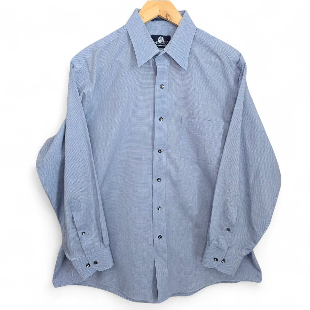Stafford Regular Spread Collar Dress Shirts for Men for sale | eBay