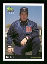 1991 Classic Best Kenosha Twins 21 Dan Fox TR BXCP40