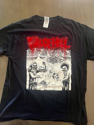 Vintage Full Of Hell Grindcore Band Shirt Size L