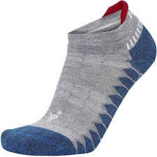 Balega Silver No Show Performance Running Socks - Midgray/Denim