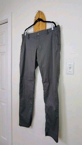 Birddogs Pants Mens 36 X 36 Gray Performance Unlined Casual Stretch Active - Picture 2 of 9
