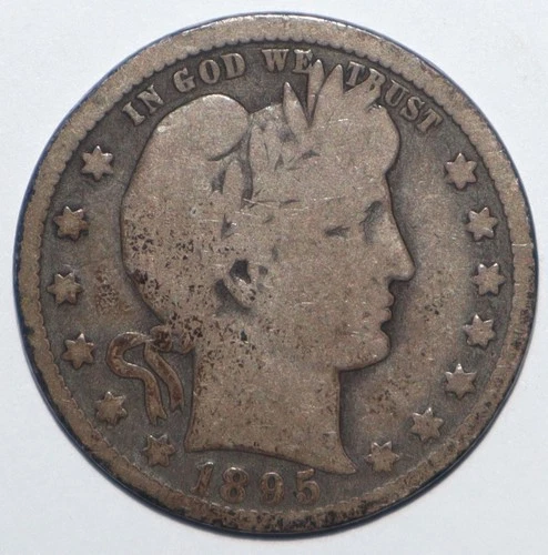 1895 O Barber Quarter VERY GOOD (F183)