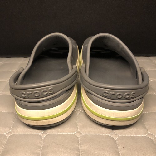 Crocs Iconic Comfort / Sandalias Grises / Hombre Talla 10 / Mujer Talla 12 - Imagen 10 de 17