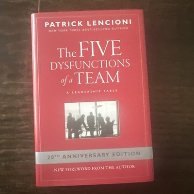 Five Dysfunctions of a Team : A Leadership Fable, 20th Anniversary Edition by...