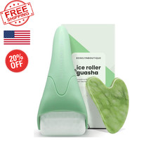 Ice Roller for Face  Gua Sha Set   Facial Skincare Tool for Puffiness, Wrinkles