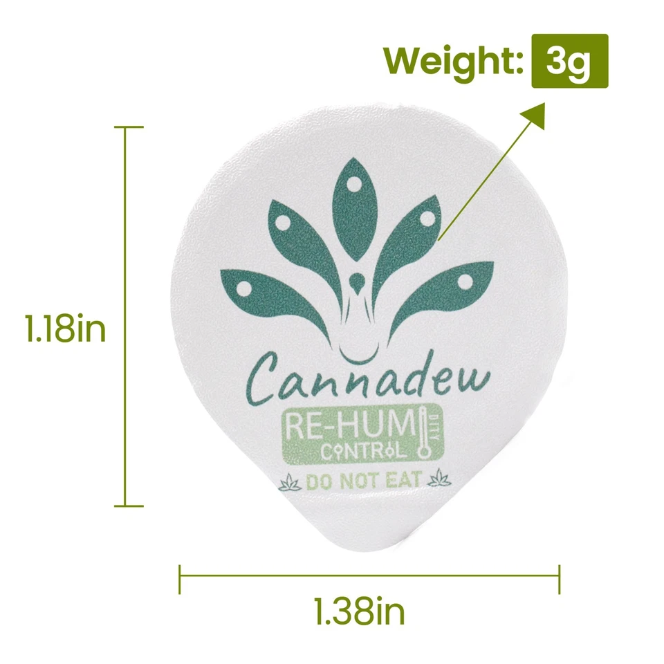 Paquete de 12 rehumidificadores Cannadew (3 g) Foto 4 de 4