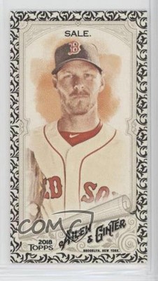 2018 Topps Allen & Ginter Mini Black Chris Sale #135 h6d
