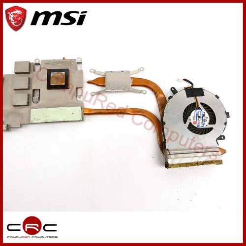 MSI GE72 2QC 2QD 2QL (MS-1792) Heatsink & 2 Fans E32-2500044-Y31 - Picture 6 of 6