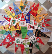 37 Vintage Camping Club Flags Pennants - Retro Campervan Caravan Bunting
