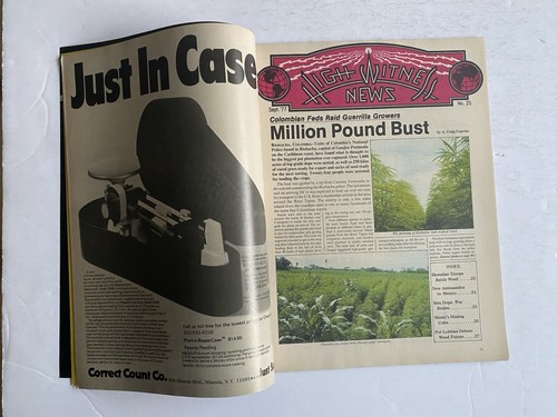 High Times Magazine 25 Sept 1977 Hunter S. Thompson Absinthe Phosphenes GC - Picture 5 of 6