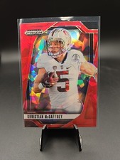 2025 Panini Prizm Draft Picks #194 Christian McCaffrey Prizms Red Ice Stanford