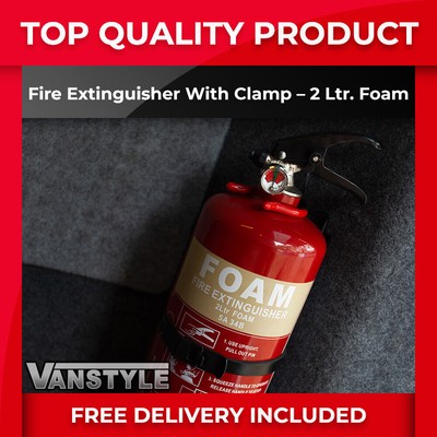fire extinguishers on vans