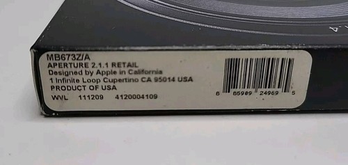 Apple Aperture 2 for Mac Photo Editing w/ Serial Number (missing training disc) - Picture 5 of 10