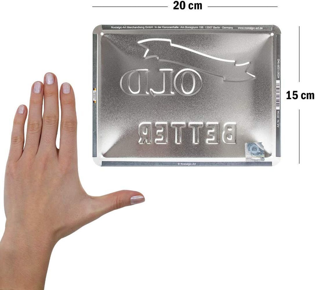 Thumbnail - Nostalgic-art - Retro Blechschild Metallschild 15x20cm - I'm Not