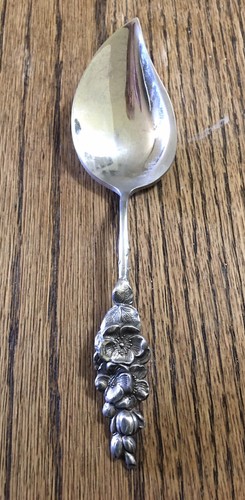 Reed & Barton Floral Versilbert Hostess Servierutensilien Set Gabeln/Löffel Schöpfkelle - Bild 5 von 10