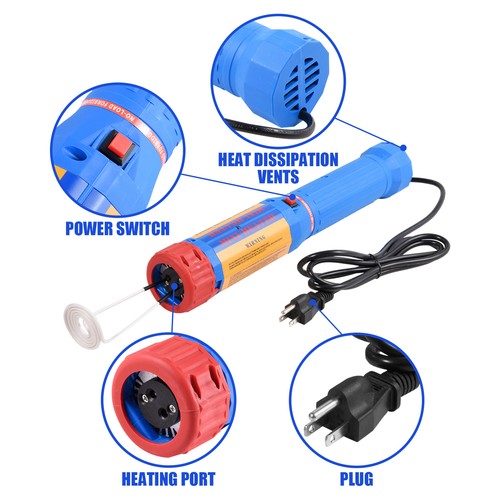 Magnetic Induction Heater Kit Tool Automotive Flameless Heat Bolt Remove 12Coil- - Picture 4 of 8