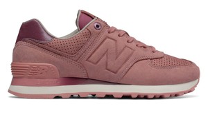 new balance leder rosa