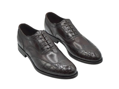 NWT STEFANO RICCI Leather   EAGLE Shoes Eu 40.5 Uk 6.5 Us 40.5 (SR2600)